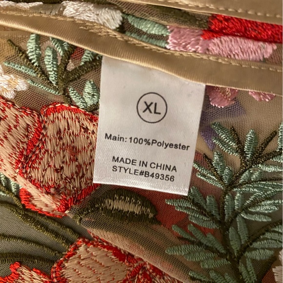 Erin Embroidered Blazer - Nude/combo color (XL) (Blazer only) R$179 - Picture 5 of 6